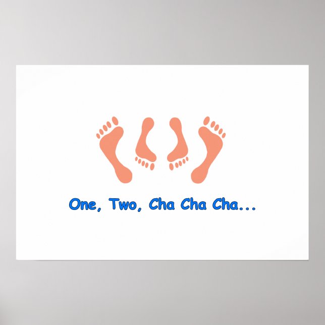 Dancing Cha Cha Feet Poster (Front)