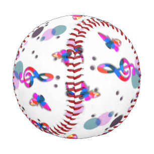 Dancing Colourful Music Baseball