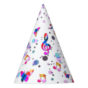 Dancing Colourful Music Party Hat