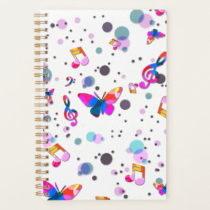 Dancing Colourful Music Planner