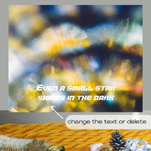 Dancing cosmic lights poster