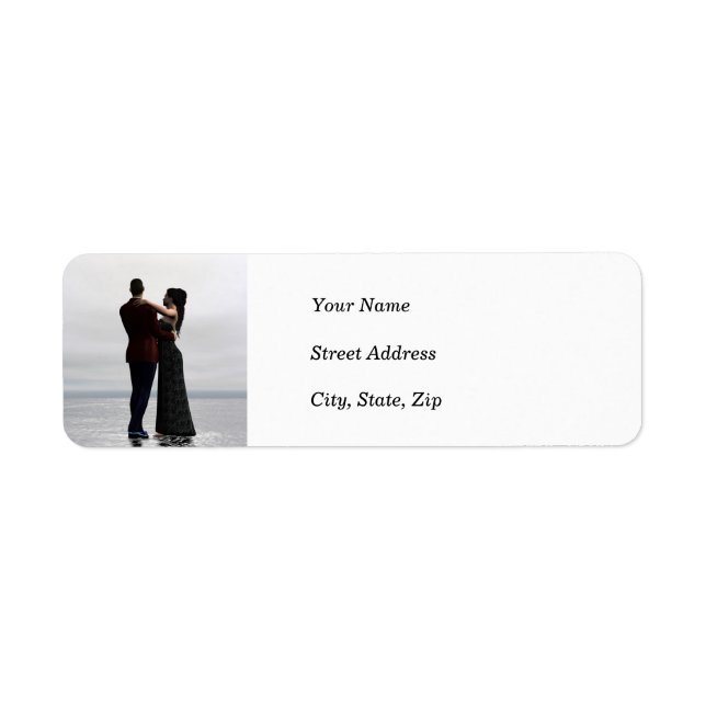 Dancing Couple Address Labels (Front)