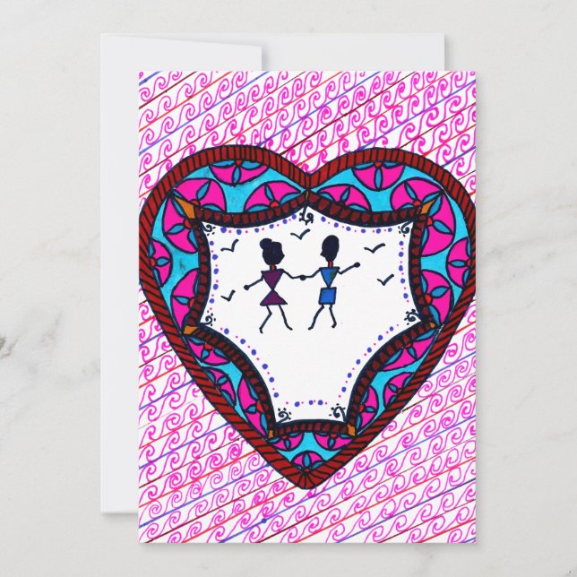 Dancing Couple Holiday Card (Front)