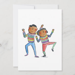 Dancing Couple Invitation