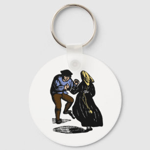 Dancing Couple Key Ring