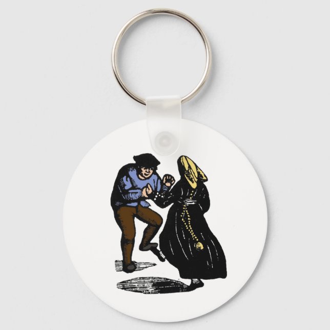 Dancing Couple Key Ring (Front)