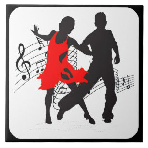 DANCING COUPLE TILE
