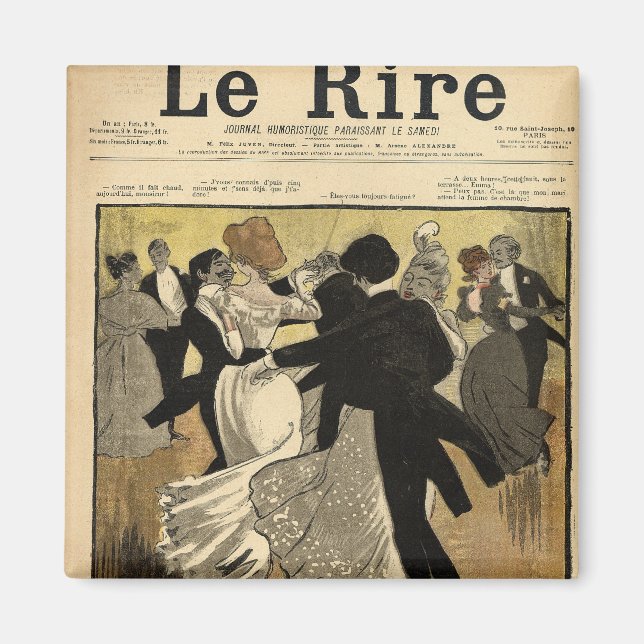 Dancing Couples Magnet (Front)