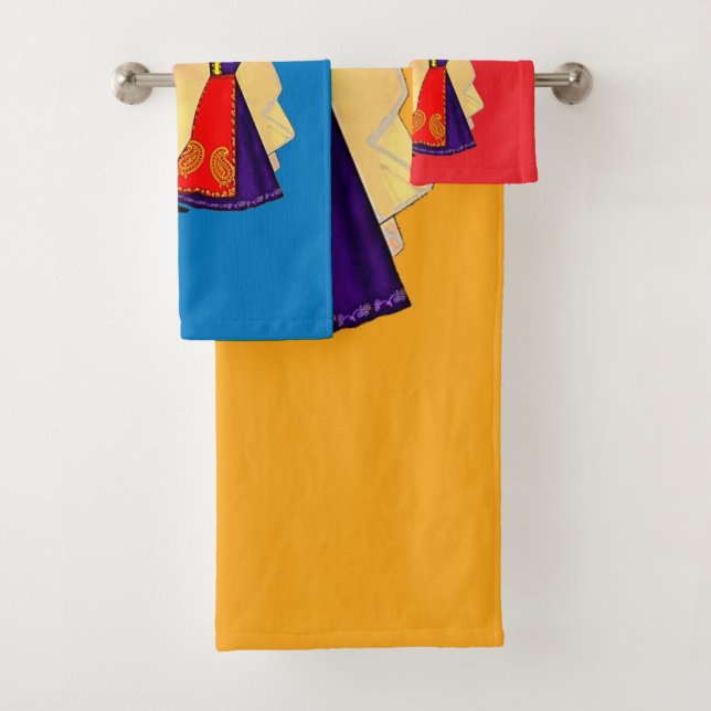 Dancing Couples Towels (Insitu)