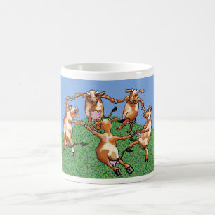 Dancing cows by Mootisse Coffee Mug