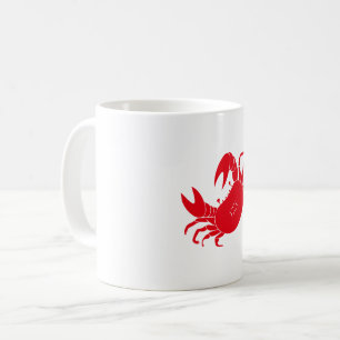 dancing crab coffee mug