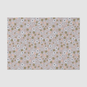 Dancing Daisies Pink Tissue Paper