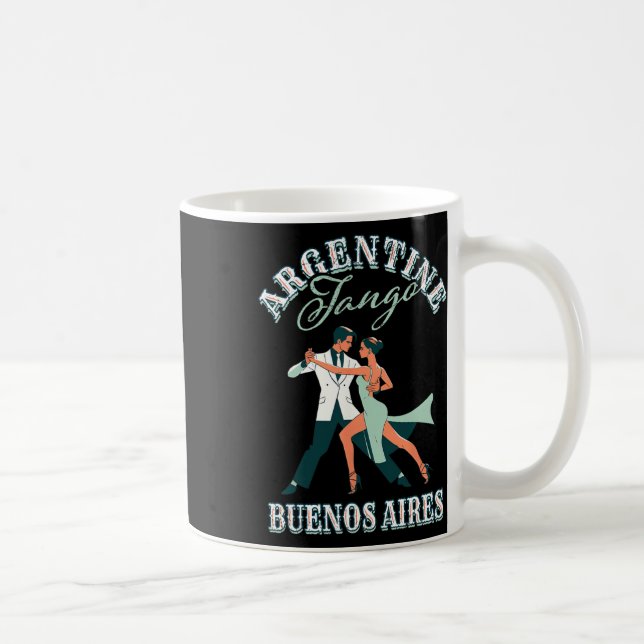 Dancing Dancer Performing Argentine Tango Buenos A Coffee Mug (Right)