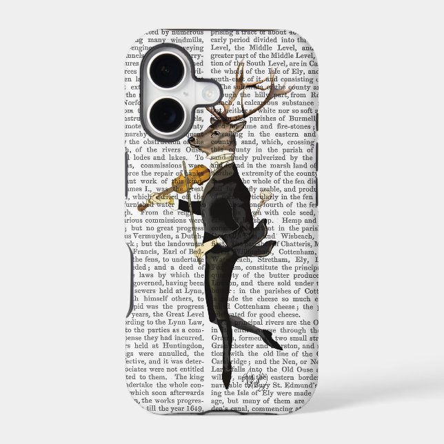 Dancing Deer with Violin (Back)