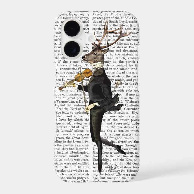 Dancing Deer with Violin (Back)