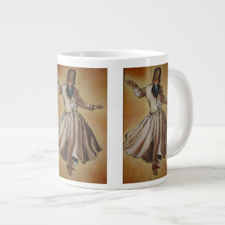 Dancing Dervish Ottoman Dynasty Art Large Coffee Mug