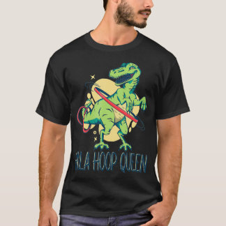 Dancing Dinosaur Hula Hoop Dinosaur Shirt T-rex Da