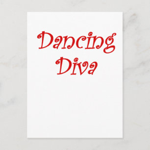 Dancing Diva Postcard