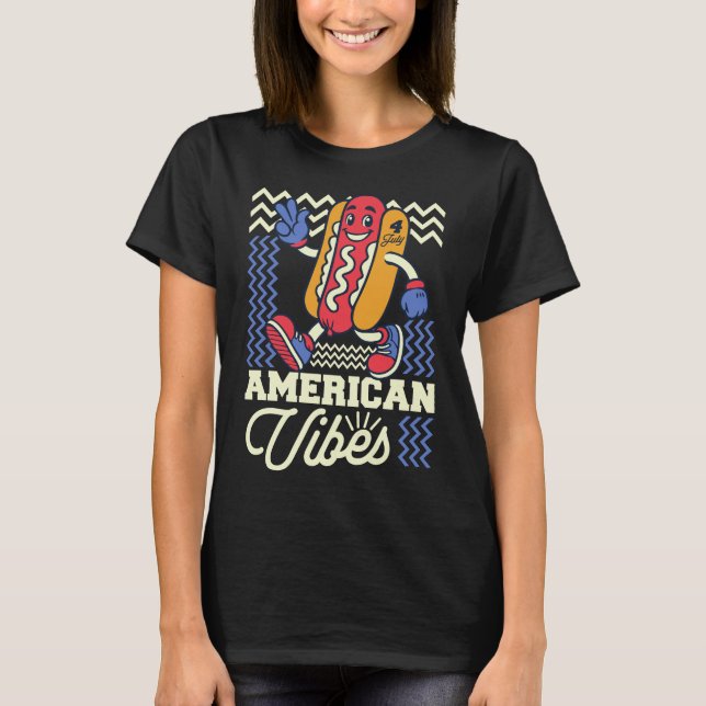 Dancing Dog - American Vibes 4th of July Tee (Front)