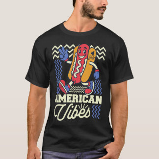 Dancing Dog - American Vibes 4th of July Tee