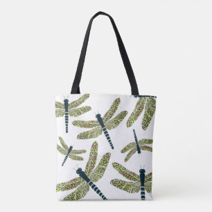 Dancing Dragonflies Tote Bag