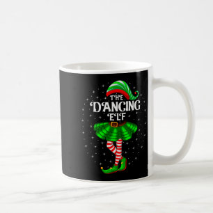 Dancing Elf Christmas Family Matching Women Girls  Coffee Mug