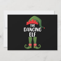 Dancing Elf Family Matching Group Christmas Party