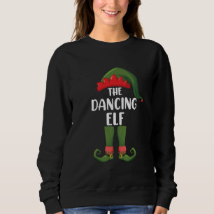 Dancing Elf Family Matching Group Christmas Party Sweatshirt