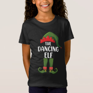 Dancing Elf Family Matching Group Christmas Party T-Shirt