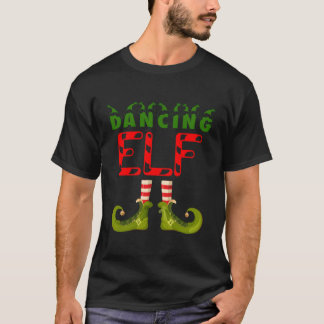 Dancing Elf Funny Group Matching Family Pyjamas Fo T-Shirt