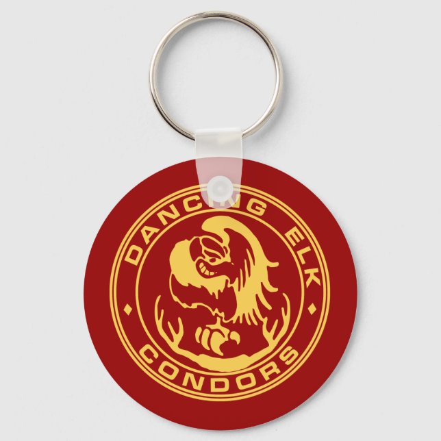 dancing elk condors key ring (Front)