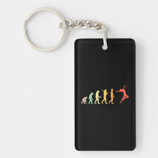 Dancing Evolution For Dancers Key Ring