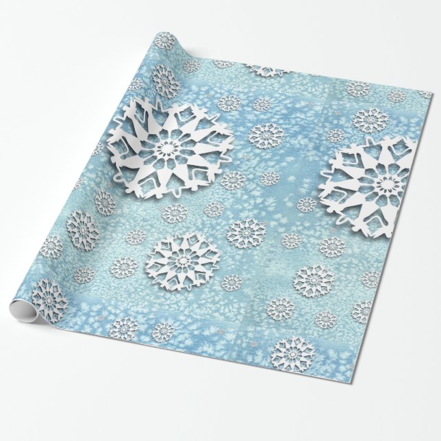 "Dancing Faerie Flakes" Wrapping Paper (Unrolled)