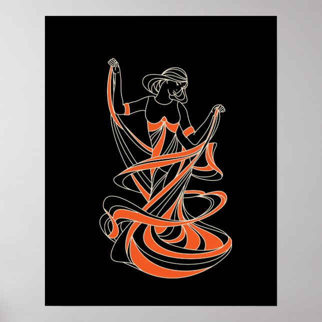 dancing fairy girl poster (Front)