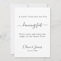 Dancing Feet Wedding Sign Template,