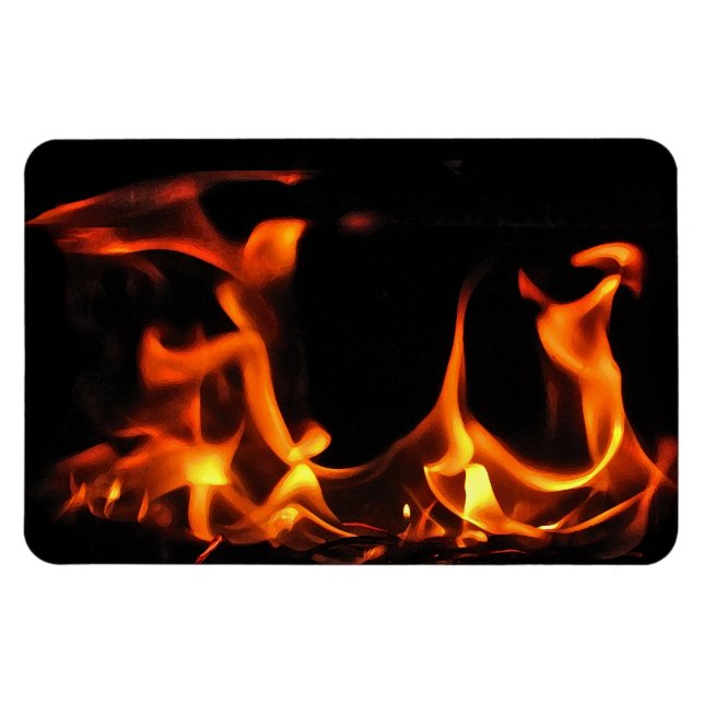 Dancing Fire Magnet (Horizontal)