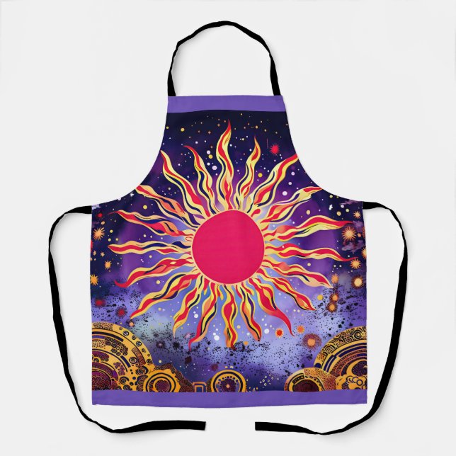 “Dancing Fire of the Cosmos” The Sun Apron (Front)