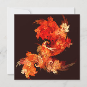 Dancing Firebirds Abstract Art