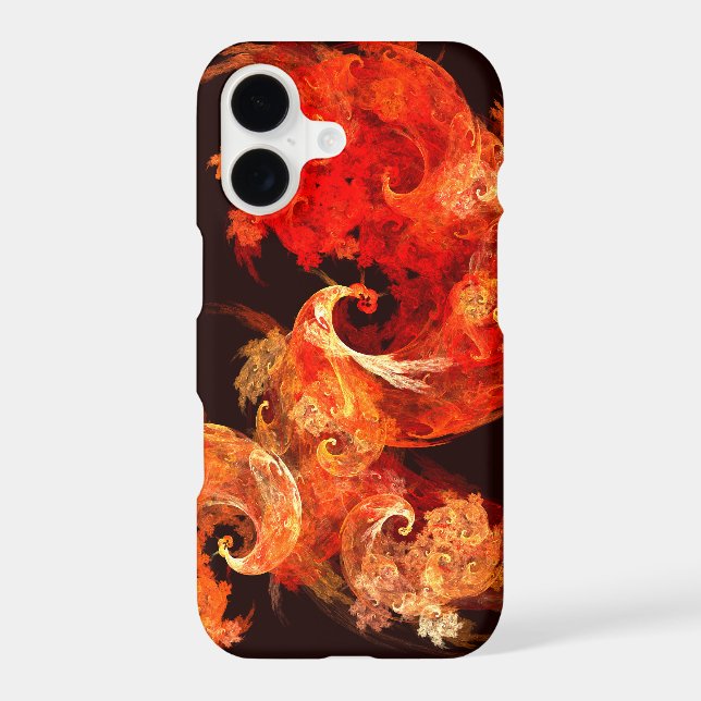 Dancing Firebirds Abstract Art (Back)