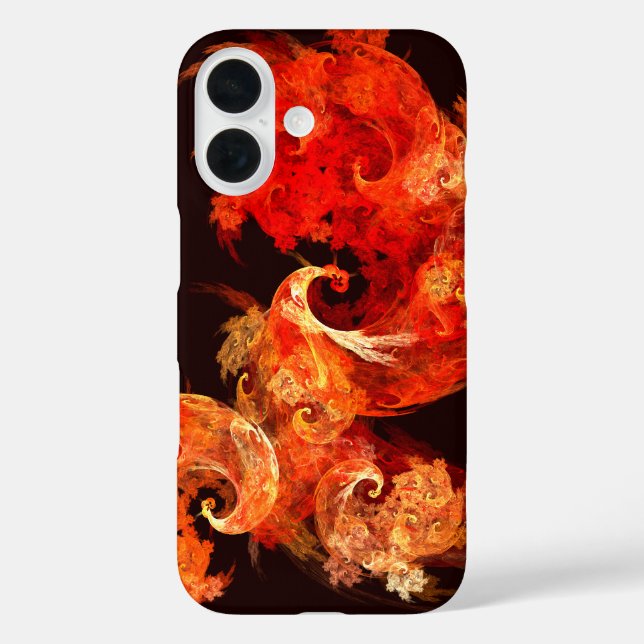 Dancing Firebirds Abstract Art Case-Mate iPhone Case (Back)