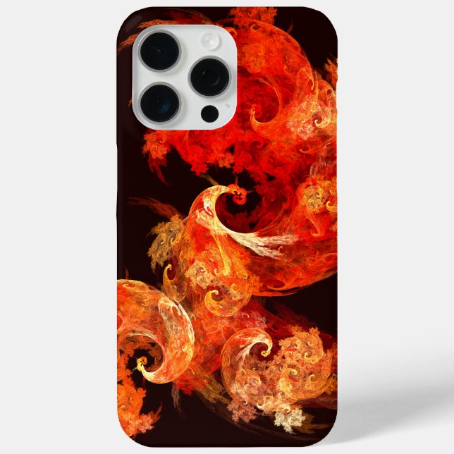 Dancing Firebirds Abstract Art Case-Mate iPhone Case (Back)
