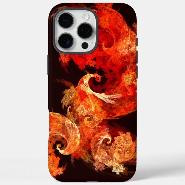 Dancing Firebirds Abstract Art Case-Mate iPhone Case (Back)