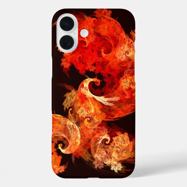 Dancing Firebirds Abstract Art Case-Mate iPhone Case (Back)