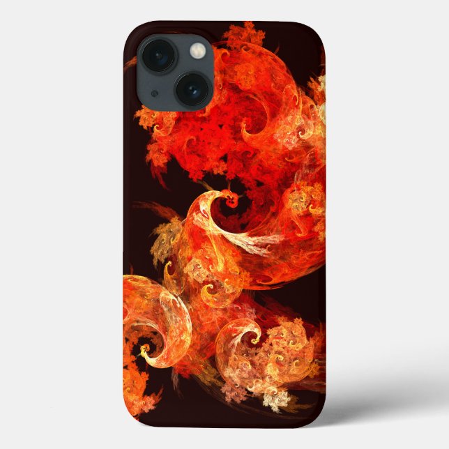 Dancing Firebirds Abstract Art Case-Mate iPhone Case (Back)