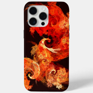 Dancing Firebirds Abstract Art iPhone 15 Pro Max Case
