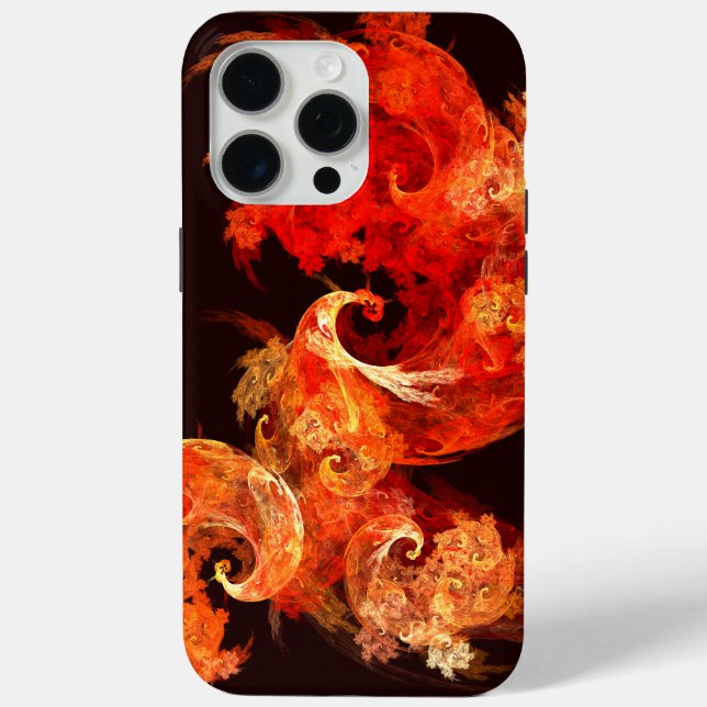 Dancing Firebirds Abstract Art Case-Mate iPhone Case (Back)