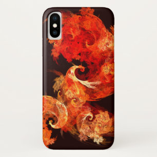 Dancing Firebirds Abstract Art iPhone X Case