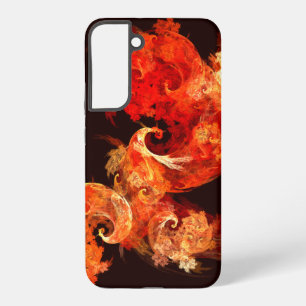 Dancing Firebirds Abstract Art Samsung Galaxy Case