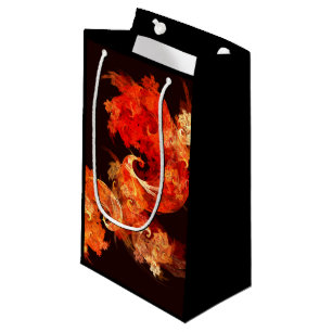 Dancing Firebirds Abstract Art Small Gift Bag