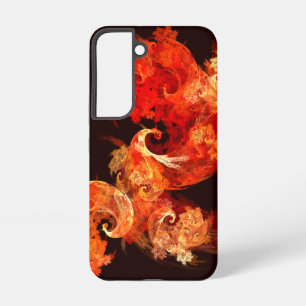 Dancing Firebirds Art Modern Fractal Abstract Samsung Galaxy Case